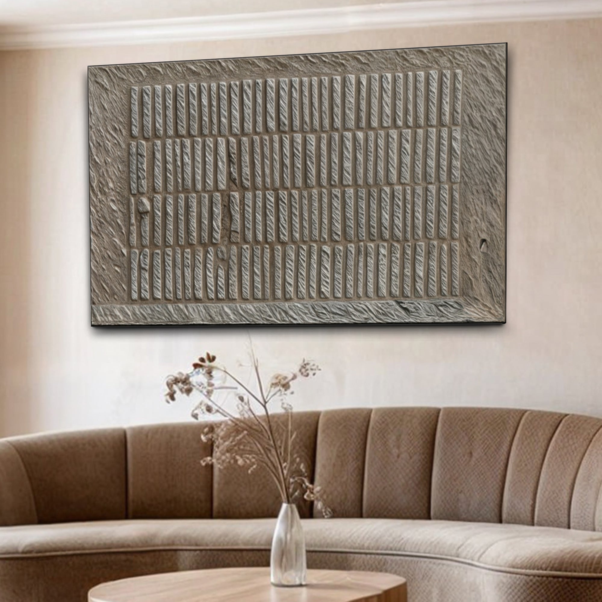 Modern Stone Pattern - Canvas Print